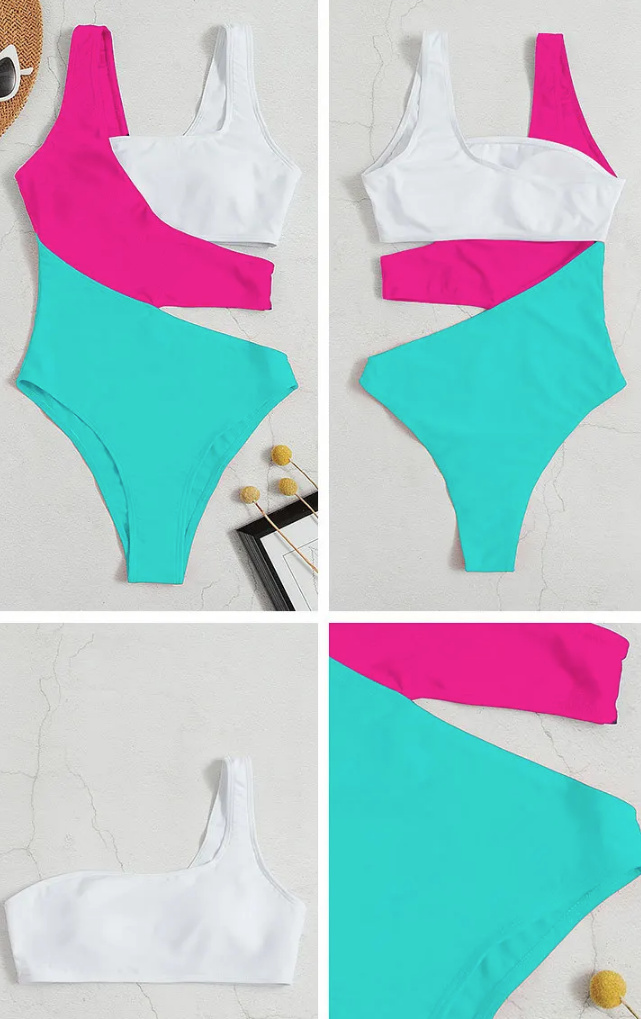 Sexy Bikini Anita 2024 Kontrastfarben Rückenfrei