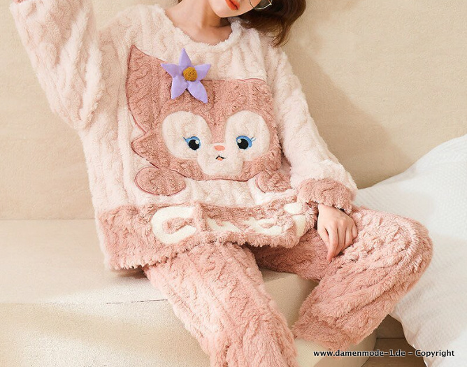 Disney LinaBell Plüsch Pyjama Schlafanzug Rosa