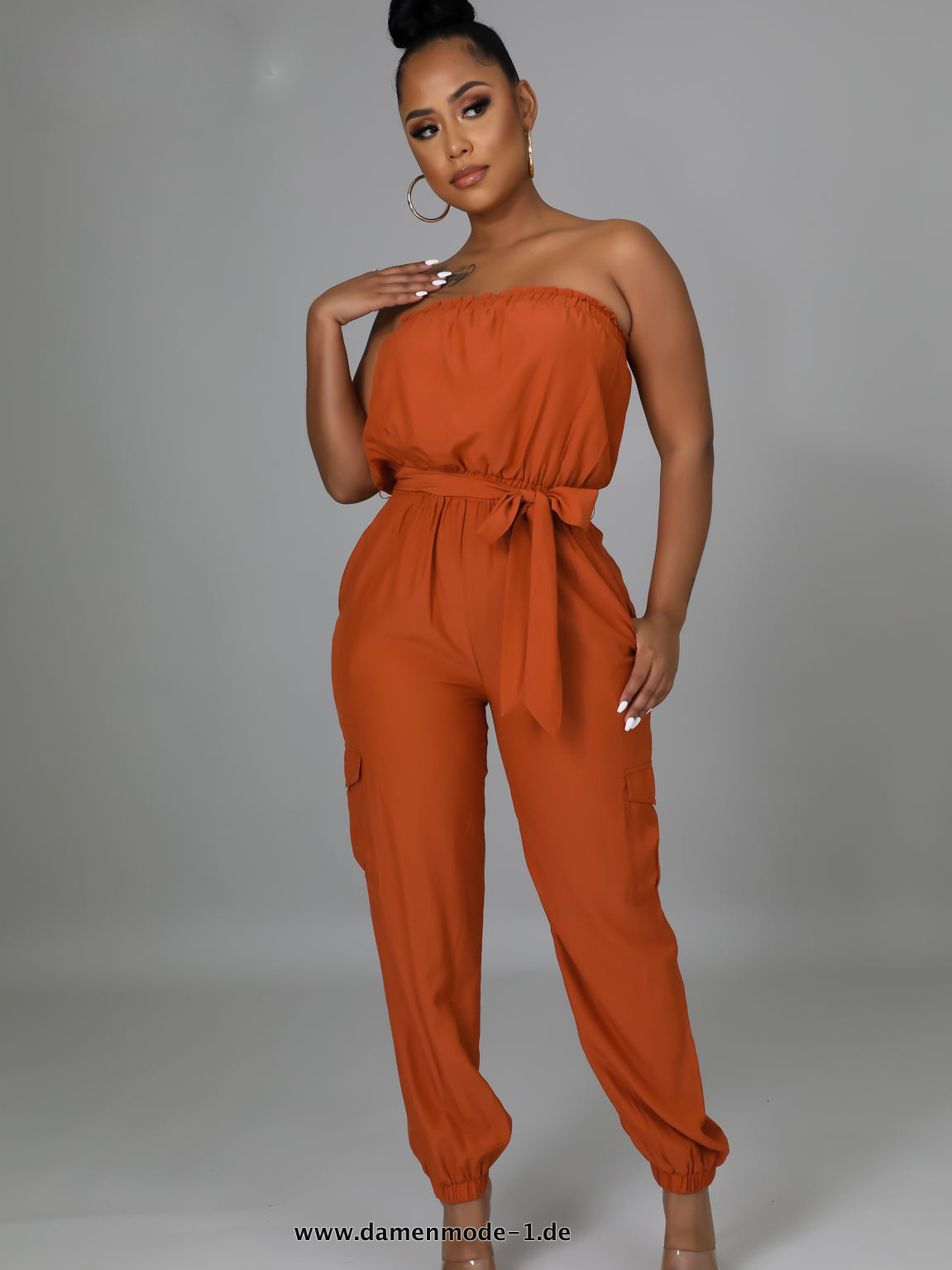 Aktive Jumpsuit Sommer 2023 in Orange