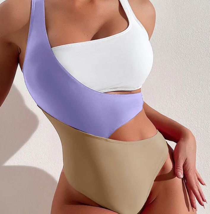 Sexy Bikini Abigal 2024 Kontrastfarben Rückenfrei