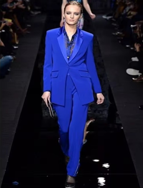Business Hosenanzug Evelin in Blau Elegant